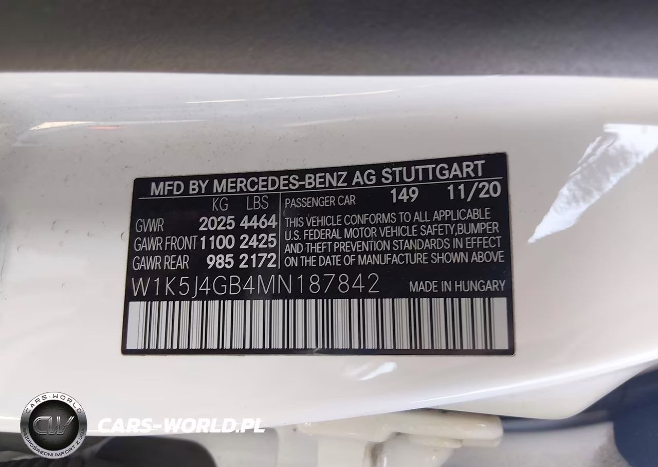 2021 Mercedes-Benz Cla 250 VIN:W1K5J4GB4MN187842 - 9