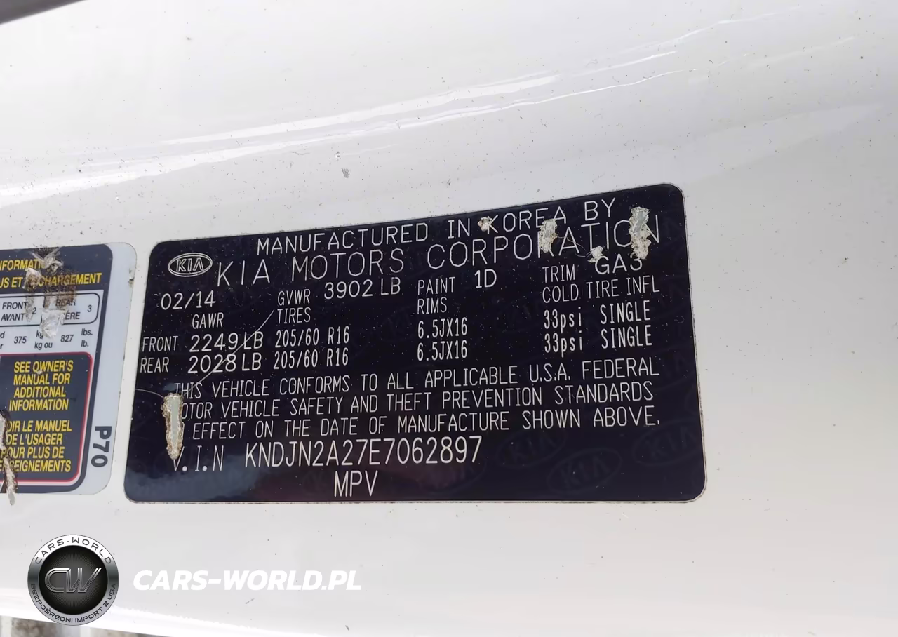 2014 Kia Soul VIN:KNDJN2A27E7062897 - 9