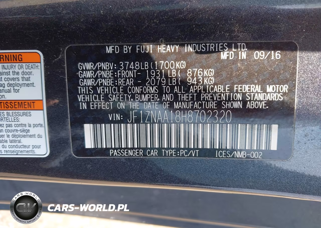 2017 Toyota 86 VIN:JF1ZNAA18H8702320 - 9
