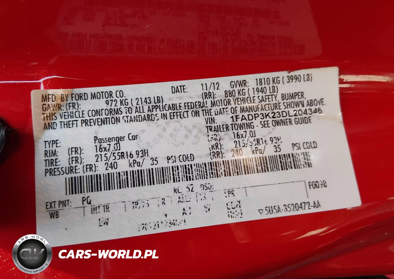 2013 Ford Focus Se VIN:1FADP3K23DL204346 - 9