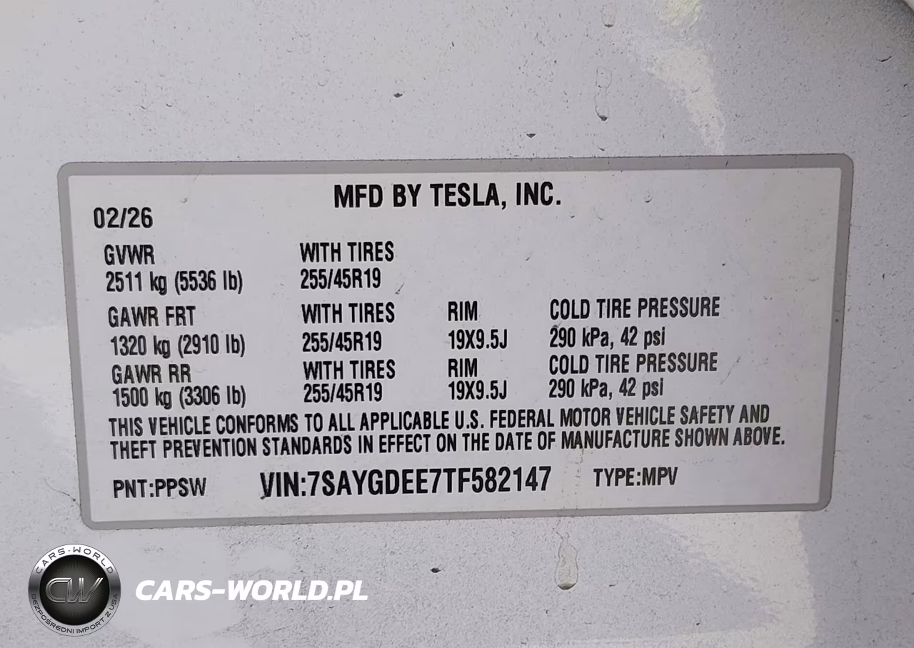 2026 Tesla Model Y All-Wheel Drive-Long Range Launch Series-Premium All-Wheel Drive VIN:7SAYGDEE7TF582147 - 9