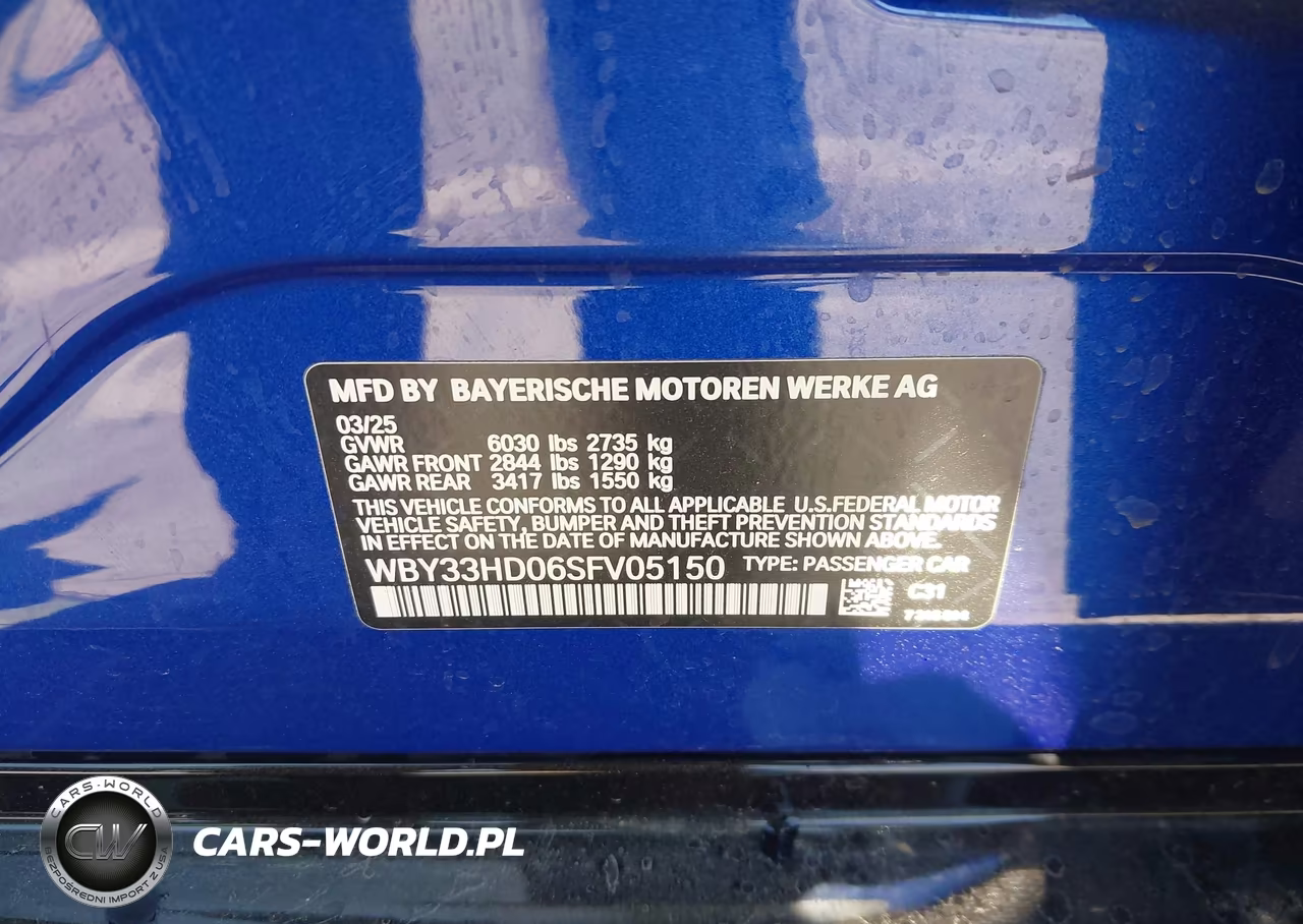 2025 BMW I4 Gran Coupe M50 VIN:WBY33HD06SFV05150 - 9