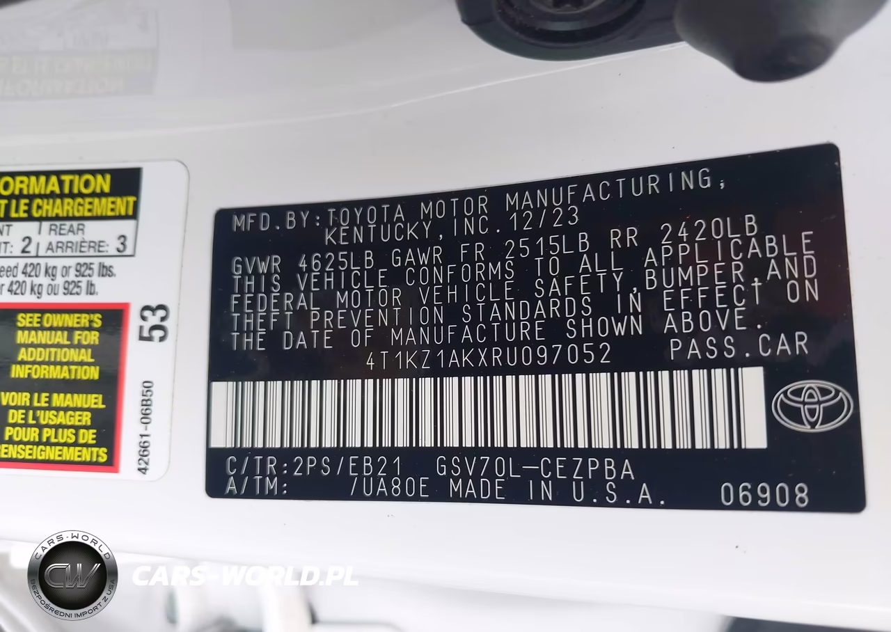 2024 Toyota Camry Trd V6 VIN:4T1KZ1AKXRU097052 - 9