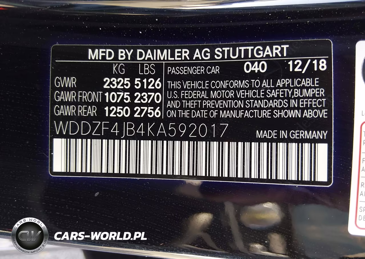2019 Mercedes-Benz E 300 VIN:WDDZF4JB4KA592017 - 9