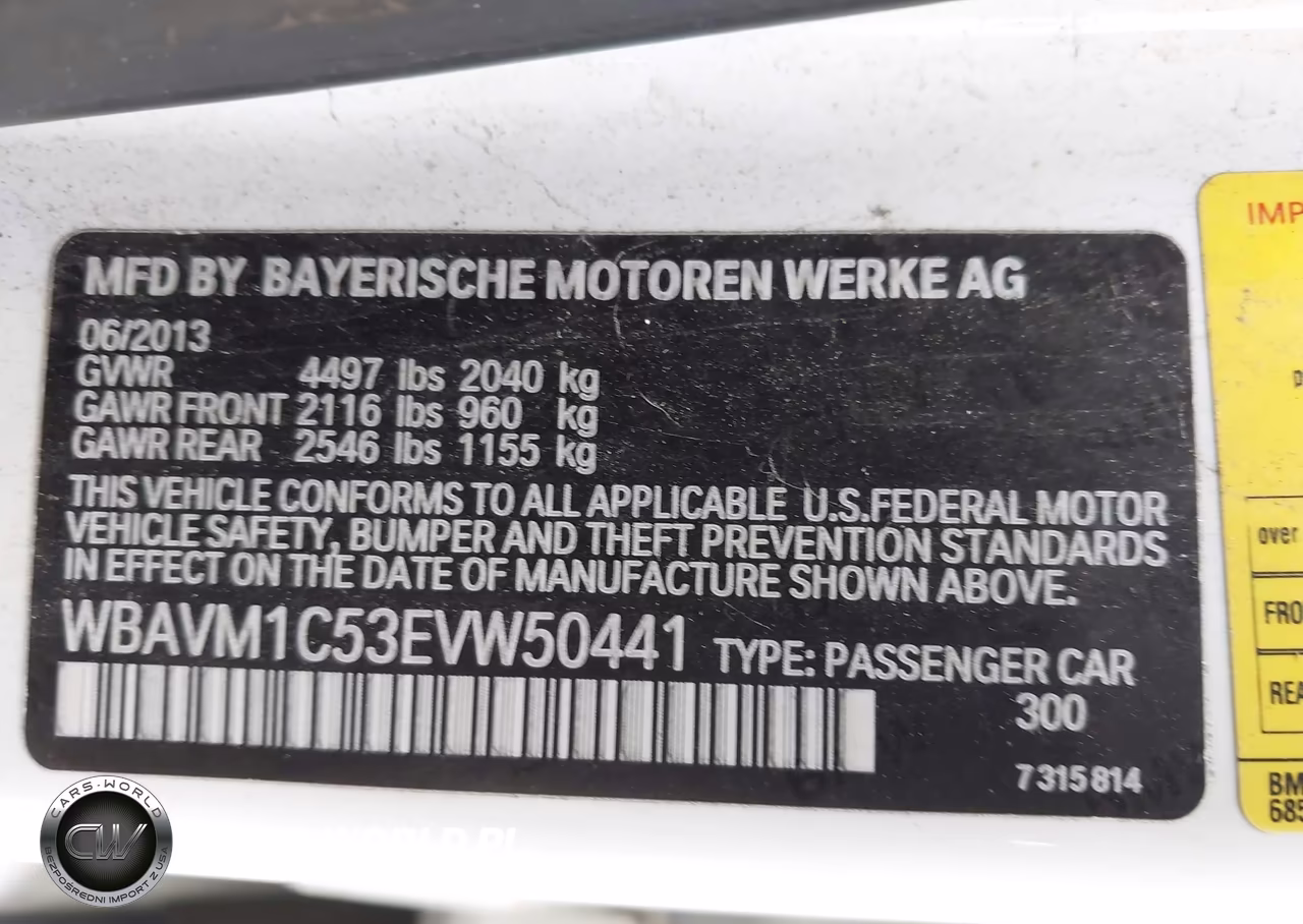 2014 BMW X1 Sdrive28I VIN:WBAVM1C53EVW50441 - 9