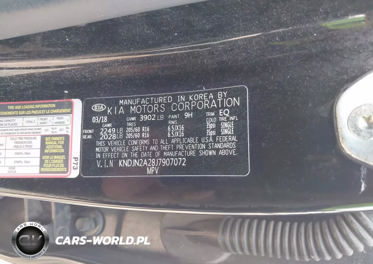 2018 Kia Soul VIN:KNDJN2A28J7907072 - 9