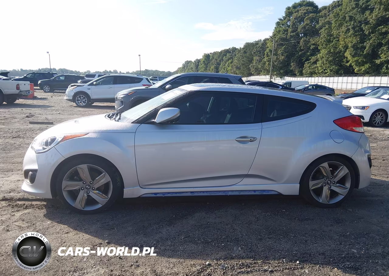 2013 Hyundai Veloster Turbo W-Blue VIN:KMHTC6AE4DU121660 - 14