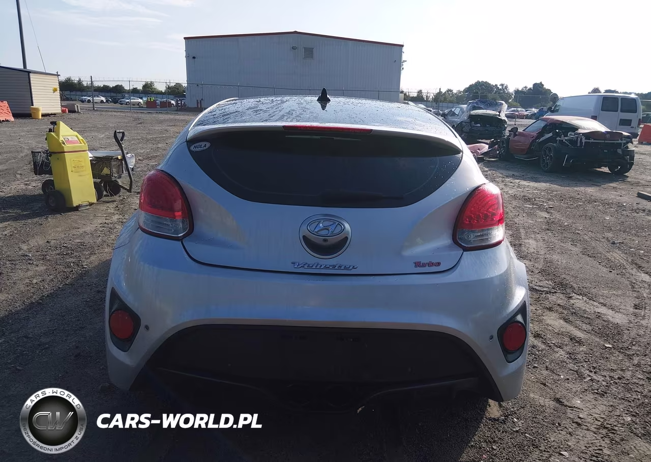 2013 Hyundai Veloster Turbo W-Blue VIN:KMHTC6AE4DU121660 - 16