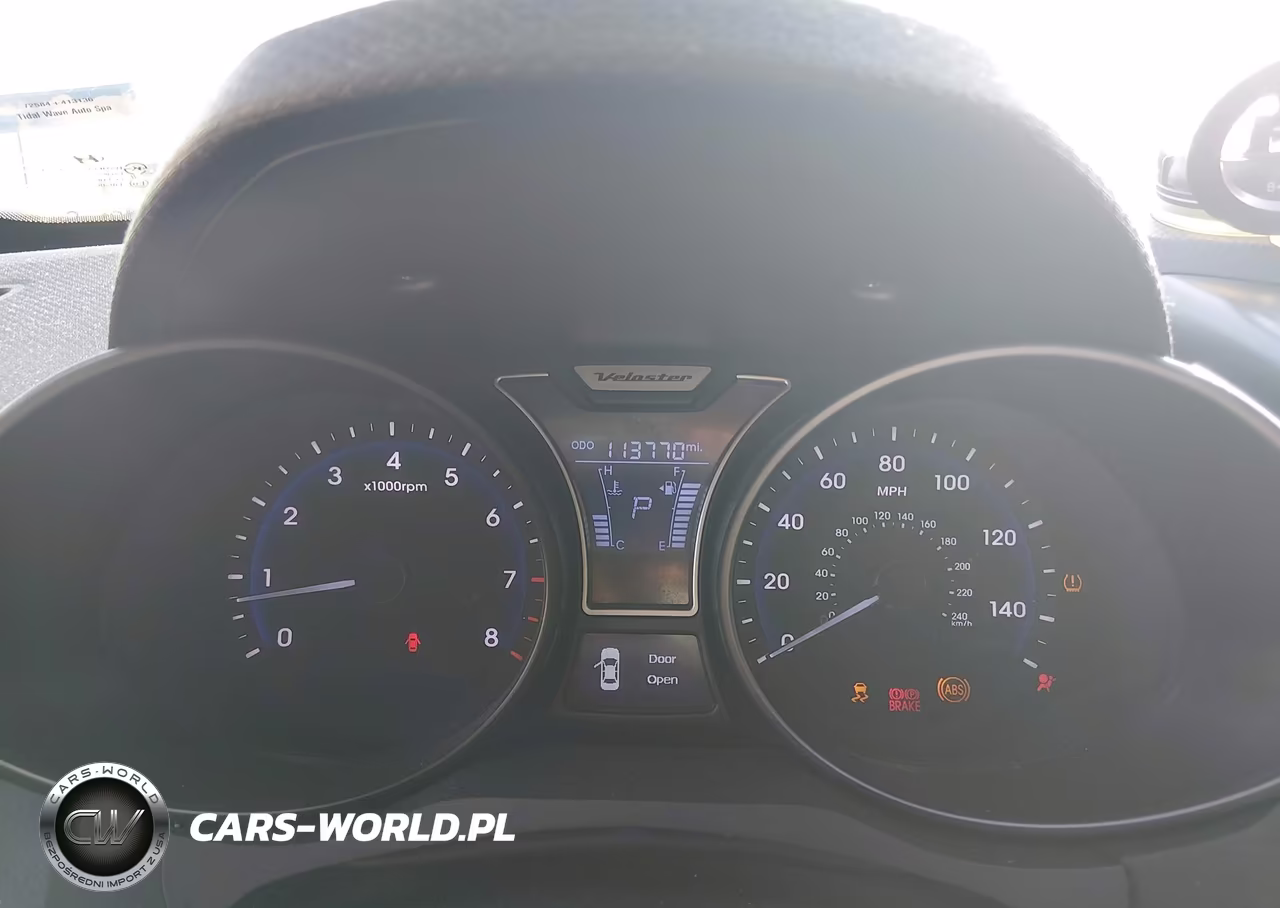 2013 Hyundai Veloster Turbo W-Blue VIN:KMHTC6AE4DU121660 - 7