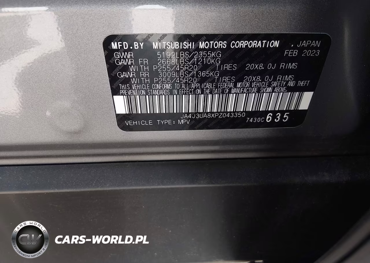 2023 Mitsubishi Outlander Se 2.5 2Wd-Se Black Edition 2Wd-Se Special Edition 2Wd VIN:JA4J3UA8XPZ043350 - 9