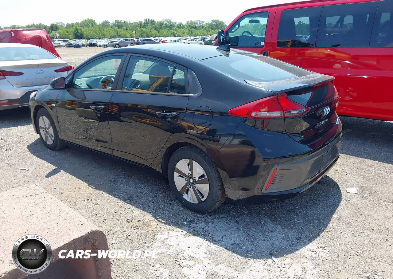 2018 Hyundai Ioniq Hybrid Blue VIN:KMHC65LC4JU075434 - 3
