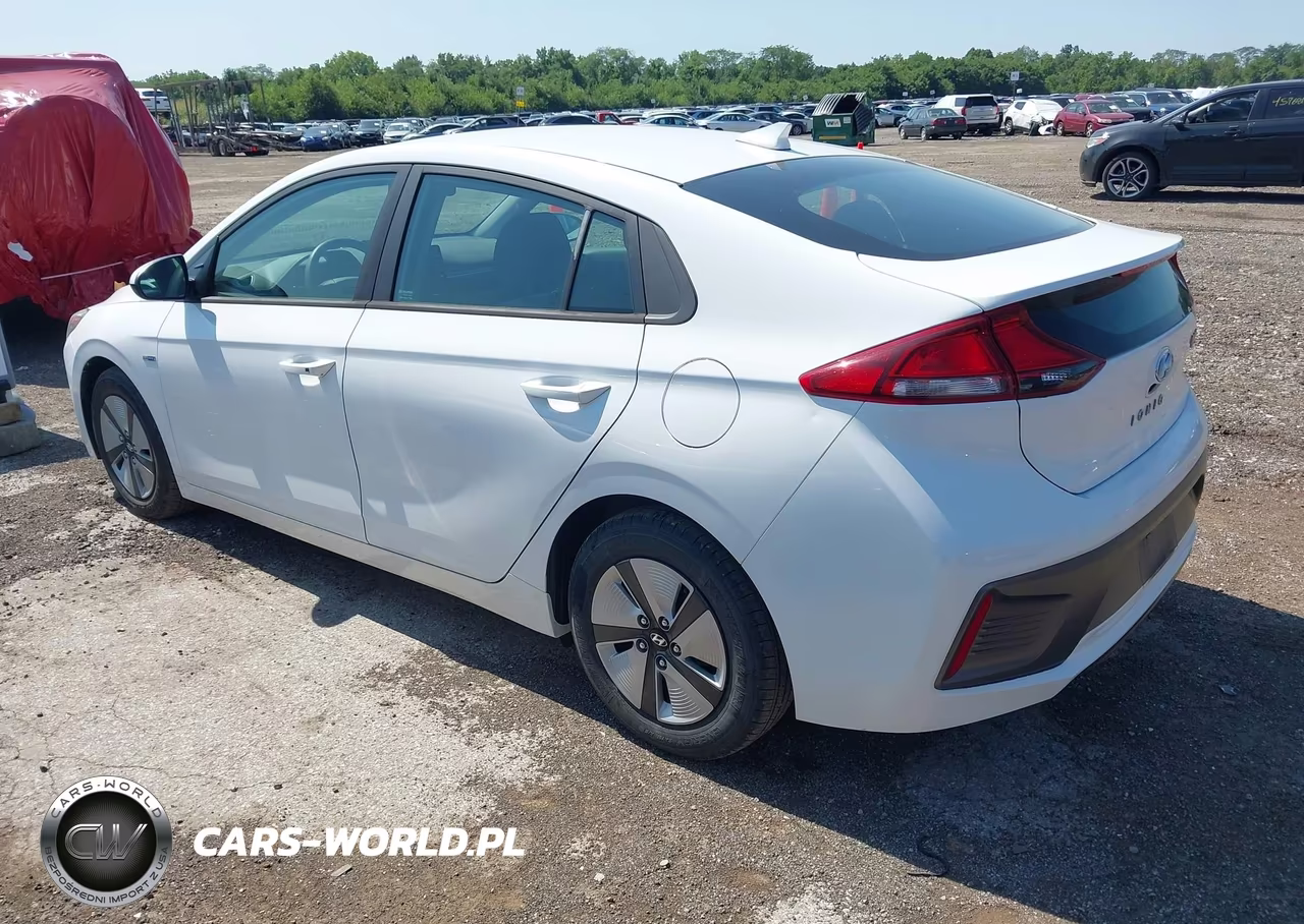 2020 Hyundai Ioniq Hybrid Blue VIN:KMHC65LC0LU186338 - 3