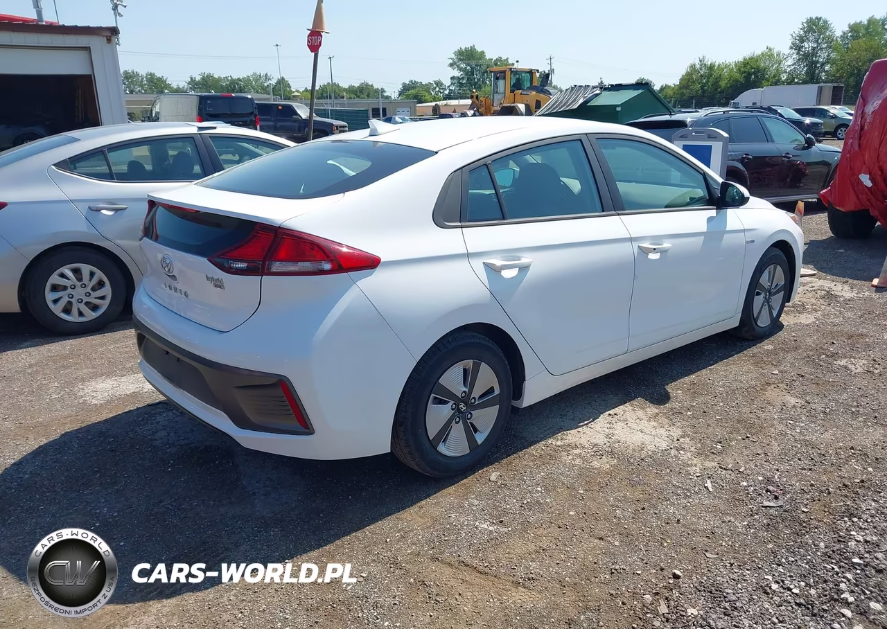 2020 Hyundai Ioniq Hybrid Blue VIN:KMHC65LC0LU186338 - 4