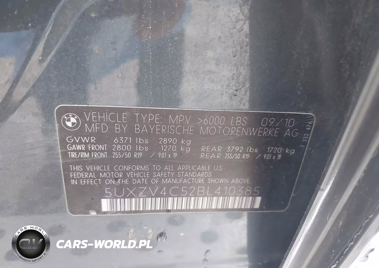 2011 BMW X5 xDrive35I-xDrive35I Premium-xDrive35I Sport Activity VIN:5UXZV4C52BL410385 - 9
