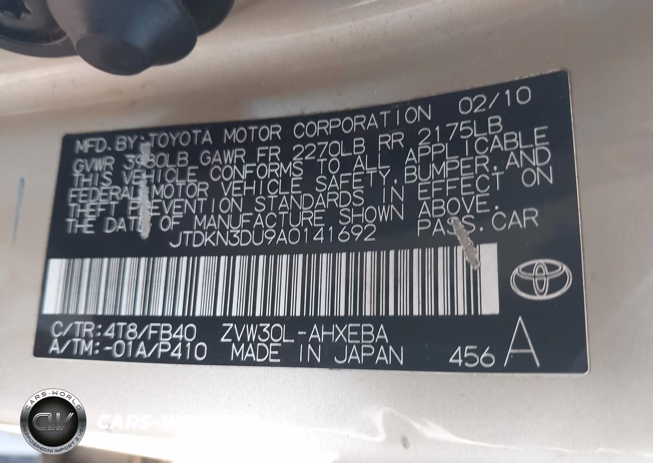 2010 Toyota Prius Ii VIN:JTDKN3DU9A0141692 - 9