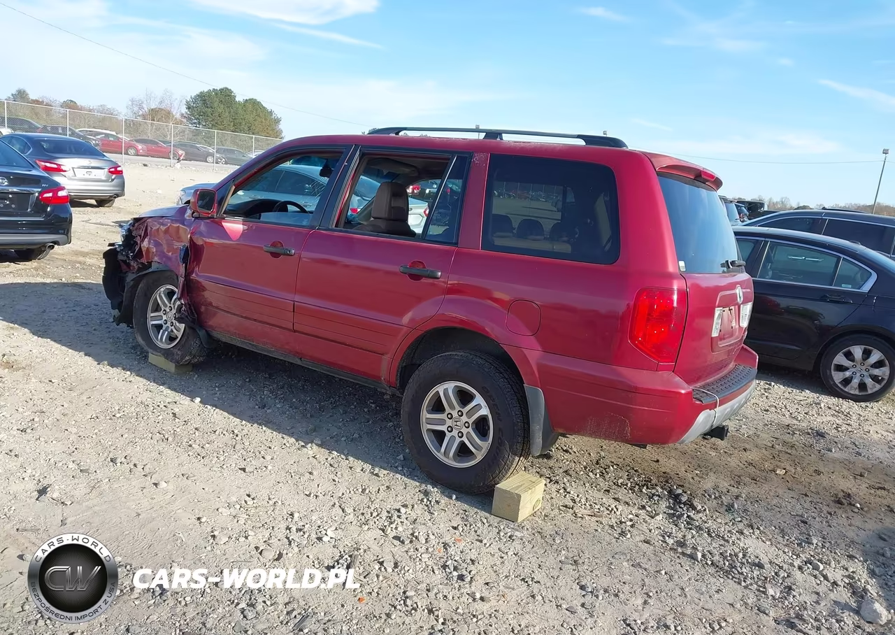 2004 Honda Pilot Ex-L VIN:5FNYF18654B007419 - 3