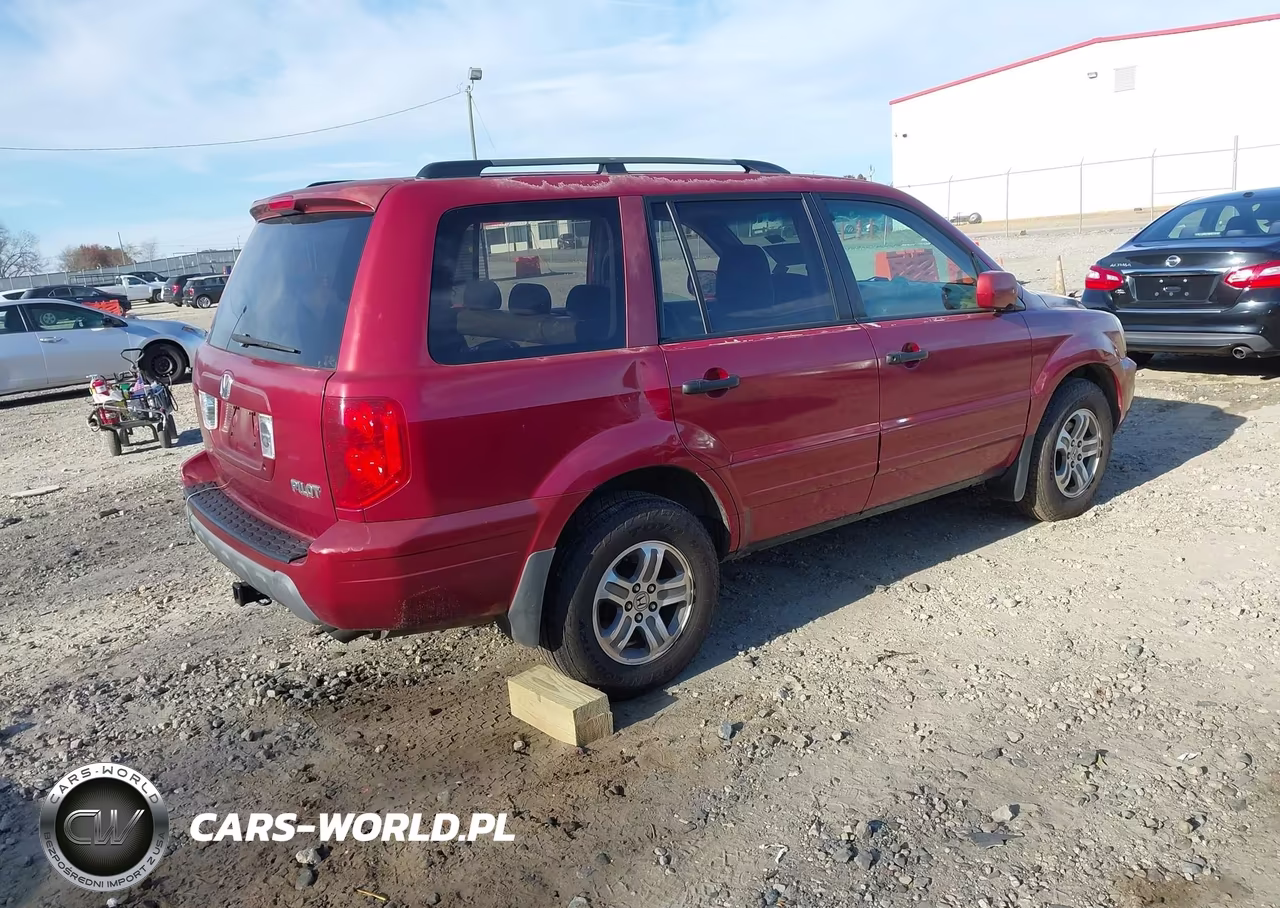 2004 Honda Pilot Ex-L VIN:5FNYF18654B007419 - 4