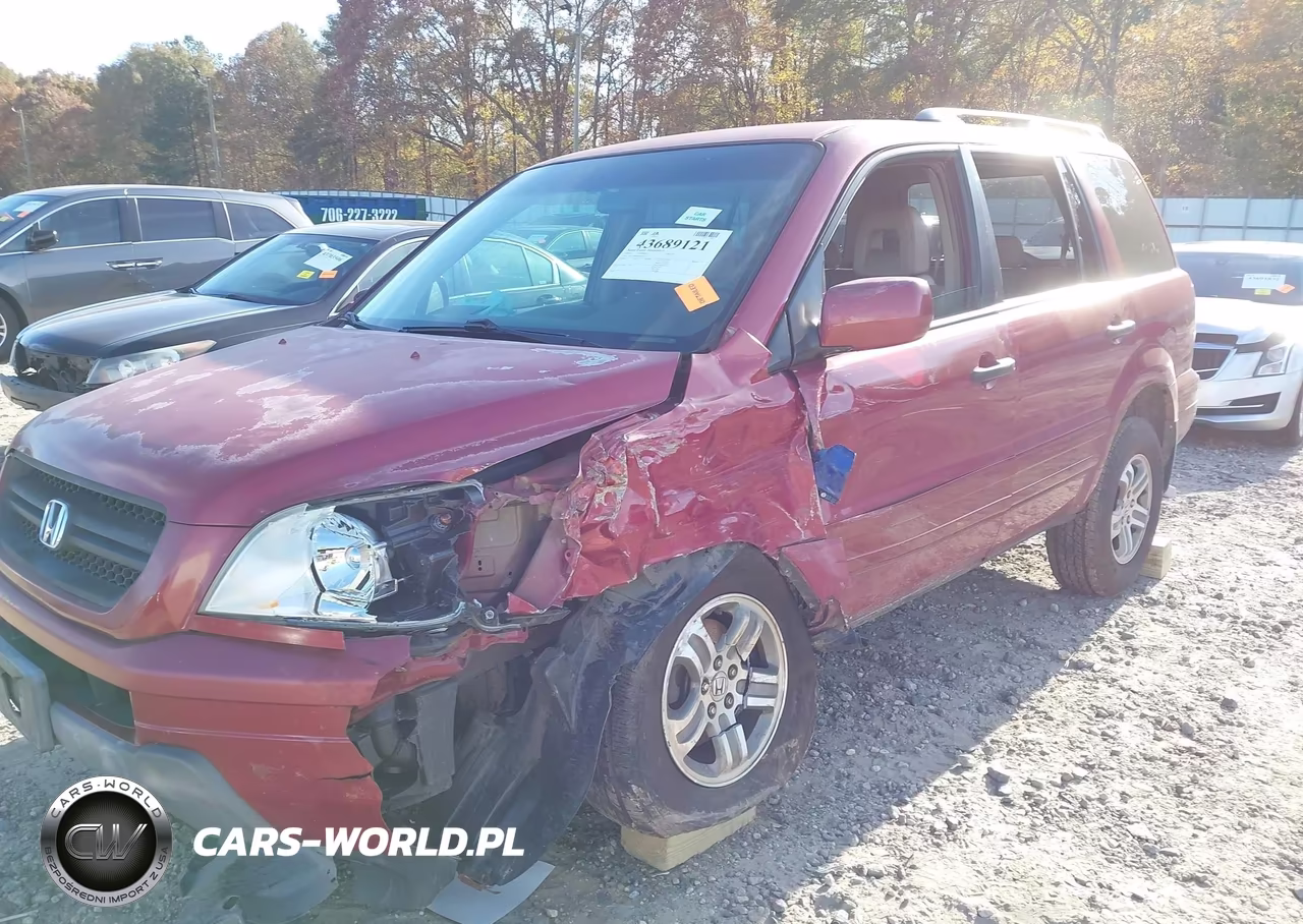 2004 Honda Pilot Ex-L VIN:5FNYF18654B007419 - 6
