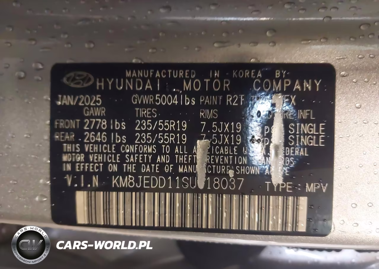 2025 Hyundai Tucson Hybrid Limited VIN:KM8JEDD11SU318037 - 9