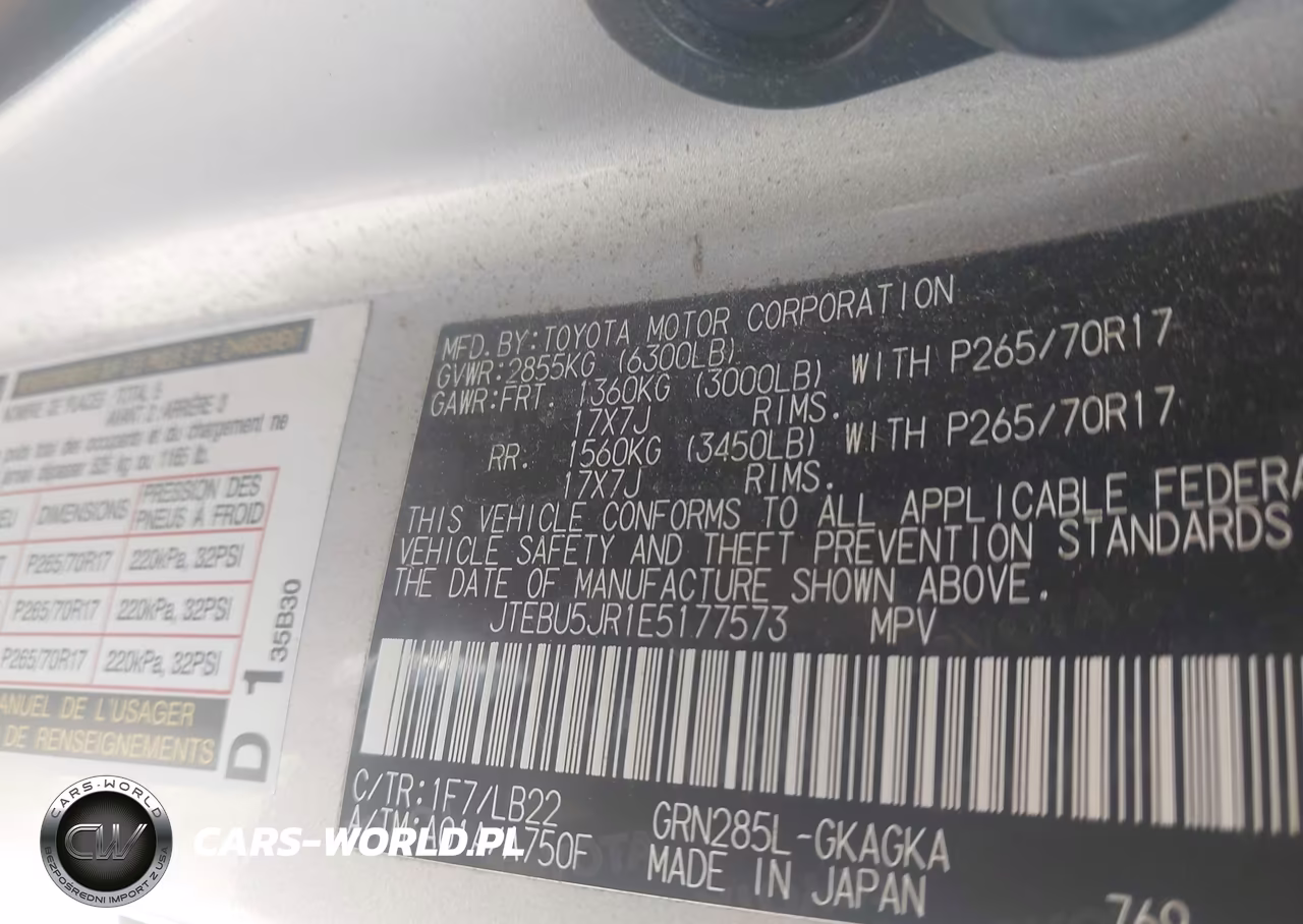 2014 Toyota 4Runner Sr5 Premium VIN:JTEBU5JR1E5177573 - 9