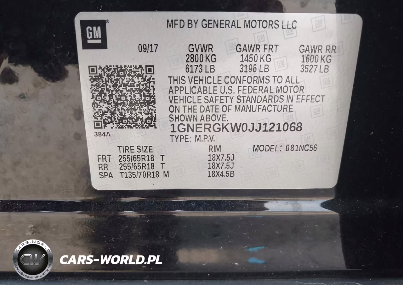 2018 Chevrolet Traverse Lt Cloth VIN:1GNERGKW0JJ121068 - 9