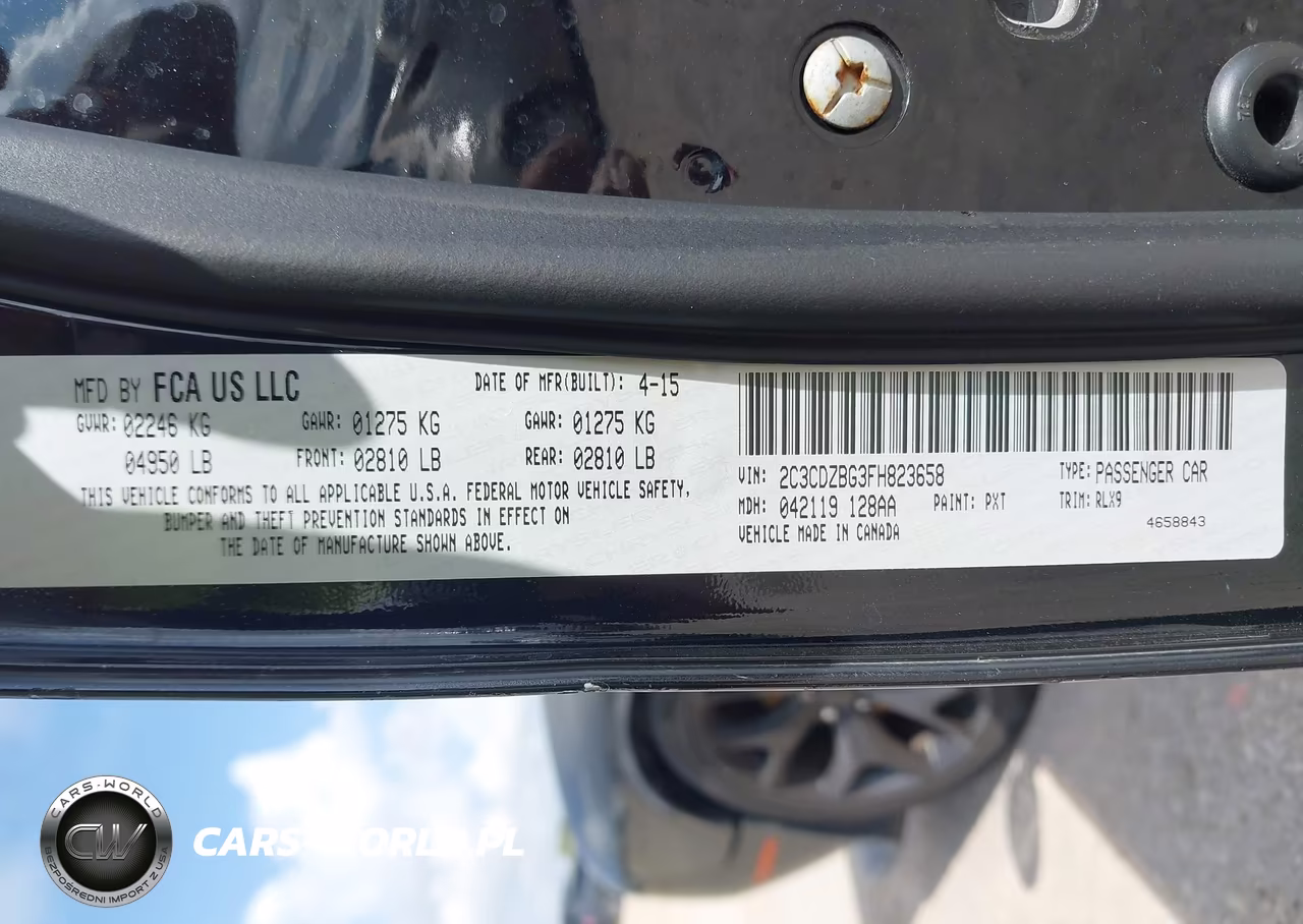2015 Dodge Challenger Sxt Plus VIN:2C3CDZBG3FH823658 - 9