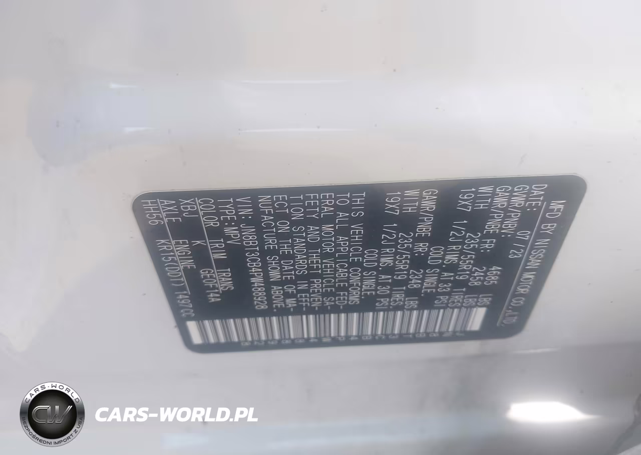 2023 Nissan Rogue Sl Intelligent Awd VIN:JN8BT3CB4PW488928 - 9