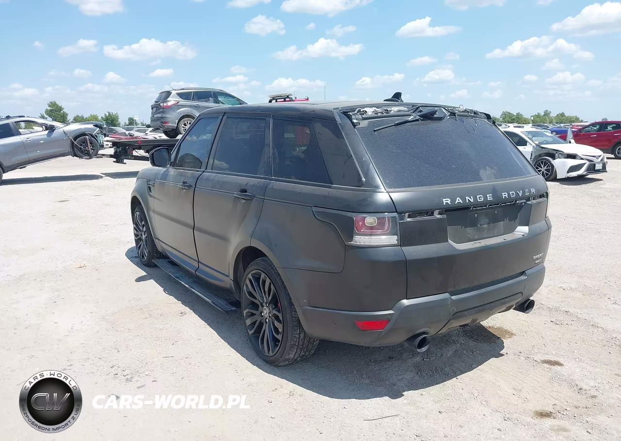 2016 Land Rover Range Rover Sport 3.0L V6 Supercharged Hse VIN:SALWR2VF9GA649284 - 3
