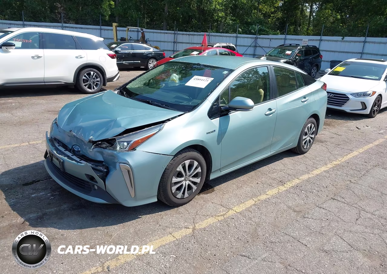 2020 Toyota Prius Xle Awd-E VIN:JTDL9RFU2L3013577 - 2