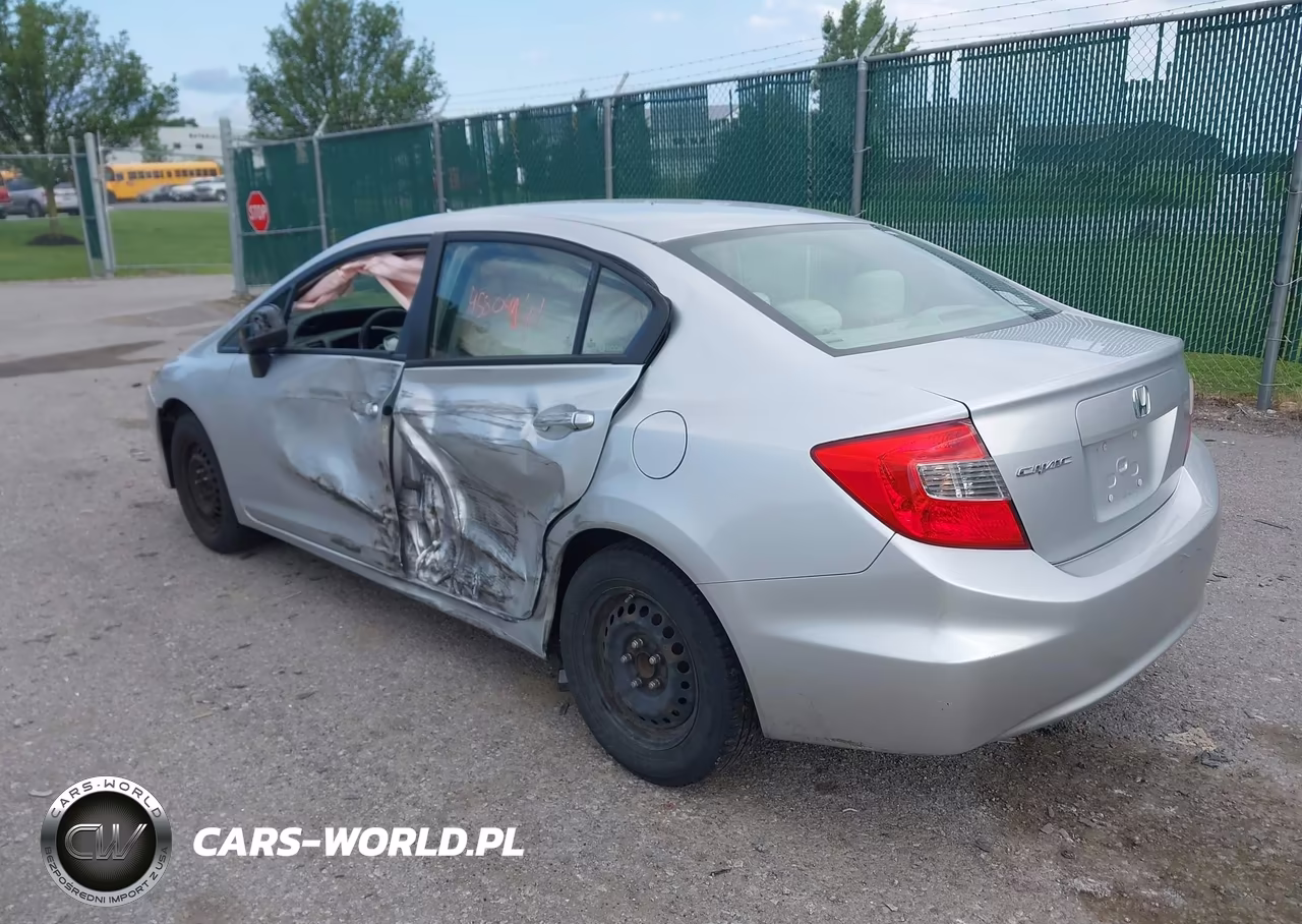 2012 Honda Civic Lx VIN:2HGFB2F53CH599562 - 3