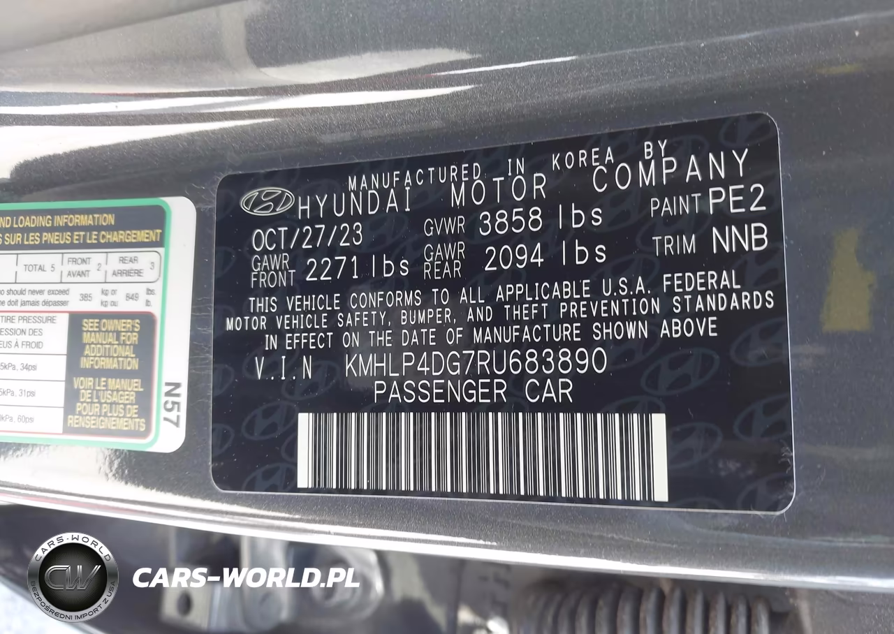 2024 Hyundai Elantra Limited VIN:KMHLP4DG7RU683890 - 9