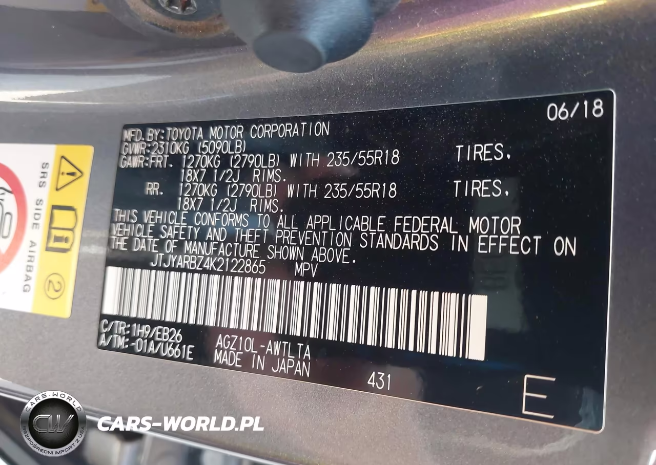 2019 Lexus Nx 300 F Sport VIN:JTJYARBZ4K2122865 - 9