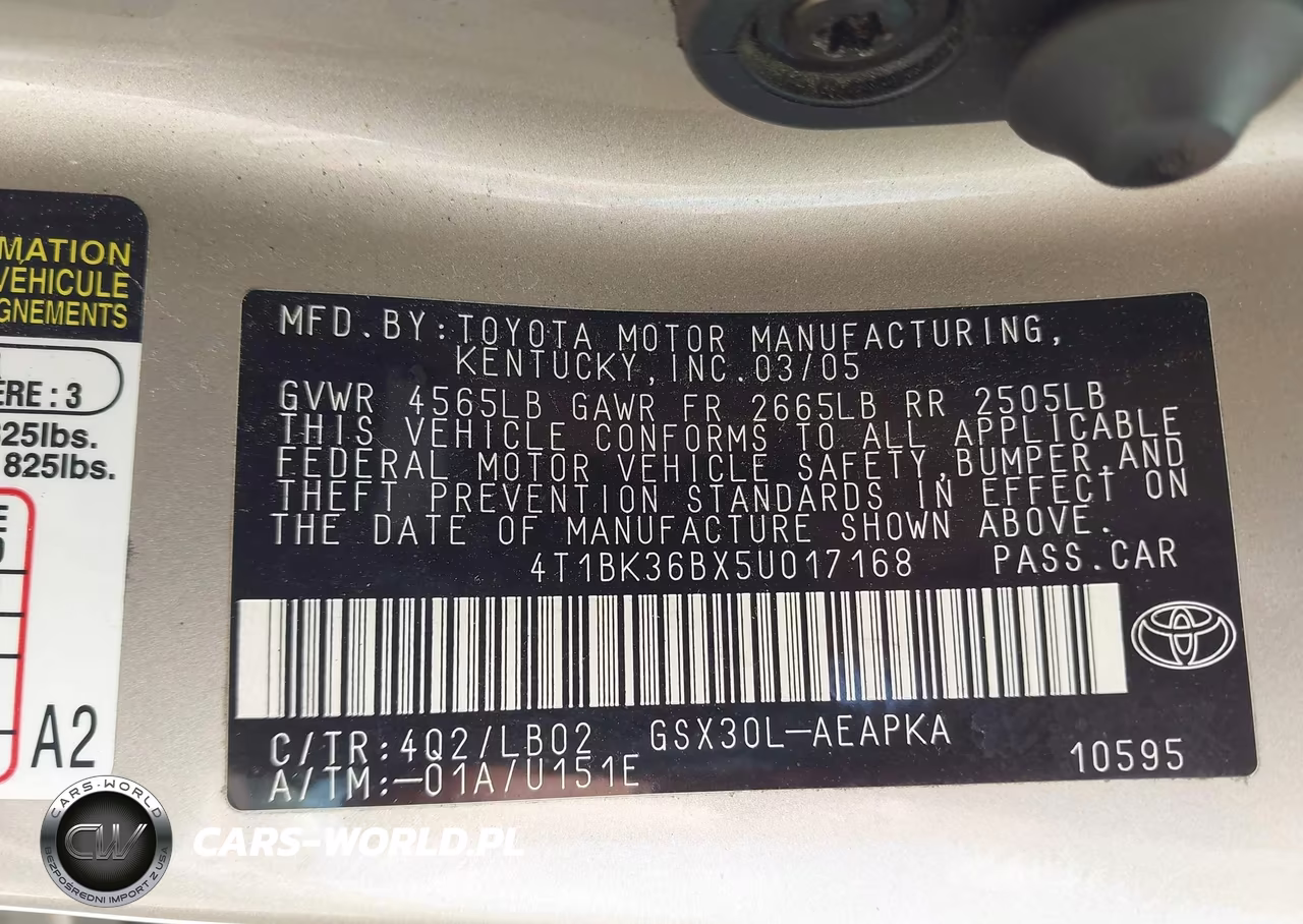 2005 Toyota Avalon Limited VIN:4T1BK36BX5U017168 - 9