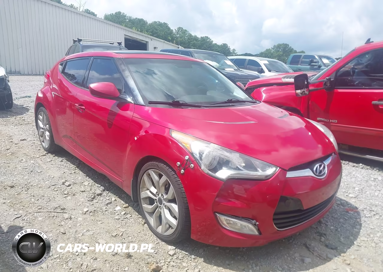 2012 Hyundai Veloster Base W-Red-Black