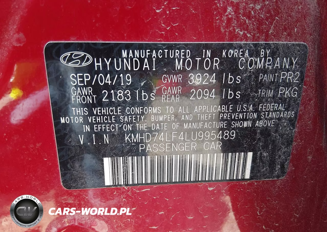 2020 Hyundai Elantra Se VIN:KMHD74LF4LU995489 - 9