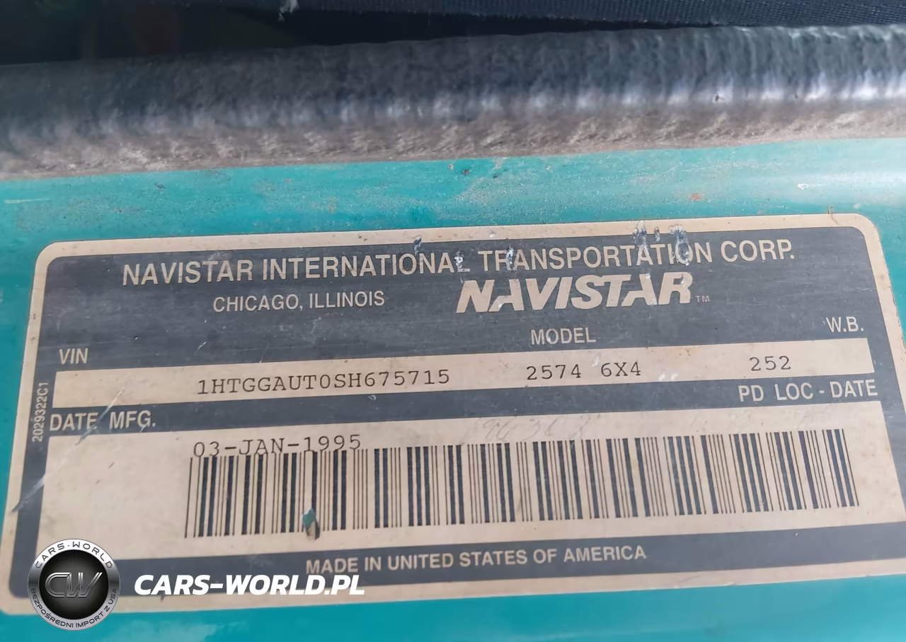 1995 International 2000 2574 VIN:1HTGGAUT0SH675715 - 8