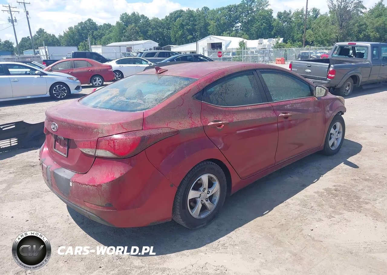 2015 Hyundai Elantra Se VIN:5NPDH4AE3FH573479 - 4