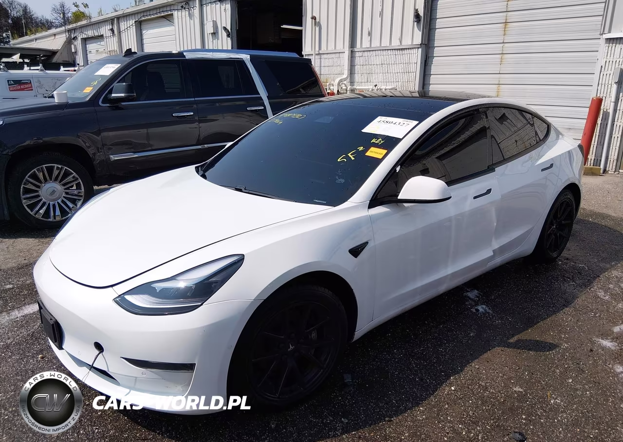 2021 Tesla Model 3 Standard Range Plus Rear-Wheel Drive VIN:5YJ3E1EAXMF947690 - 2