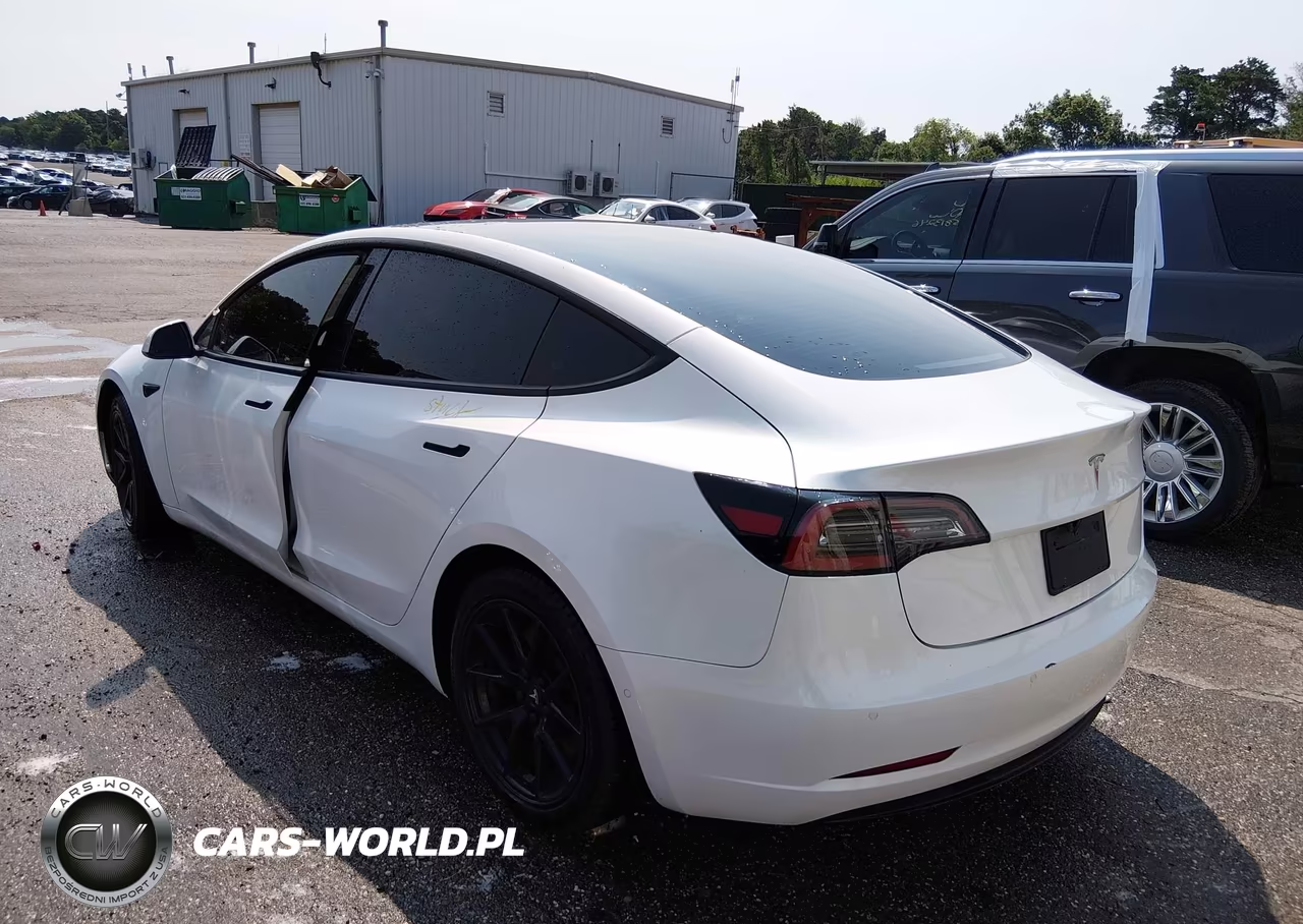 2021 Tesla Model 3 Standard Range Plus Rear-Wheel Drive VIN:5YJ3E1EAXMF947690 - 3