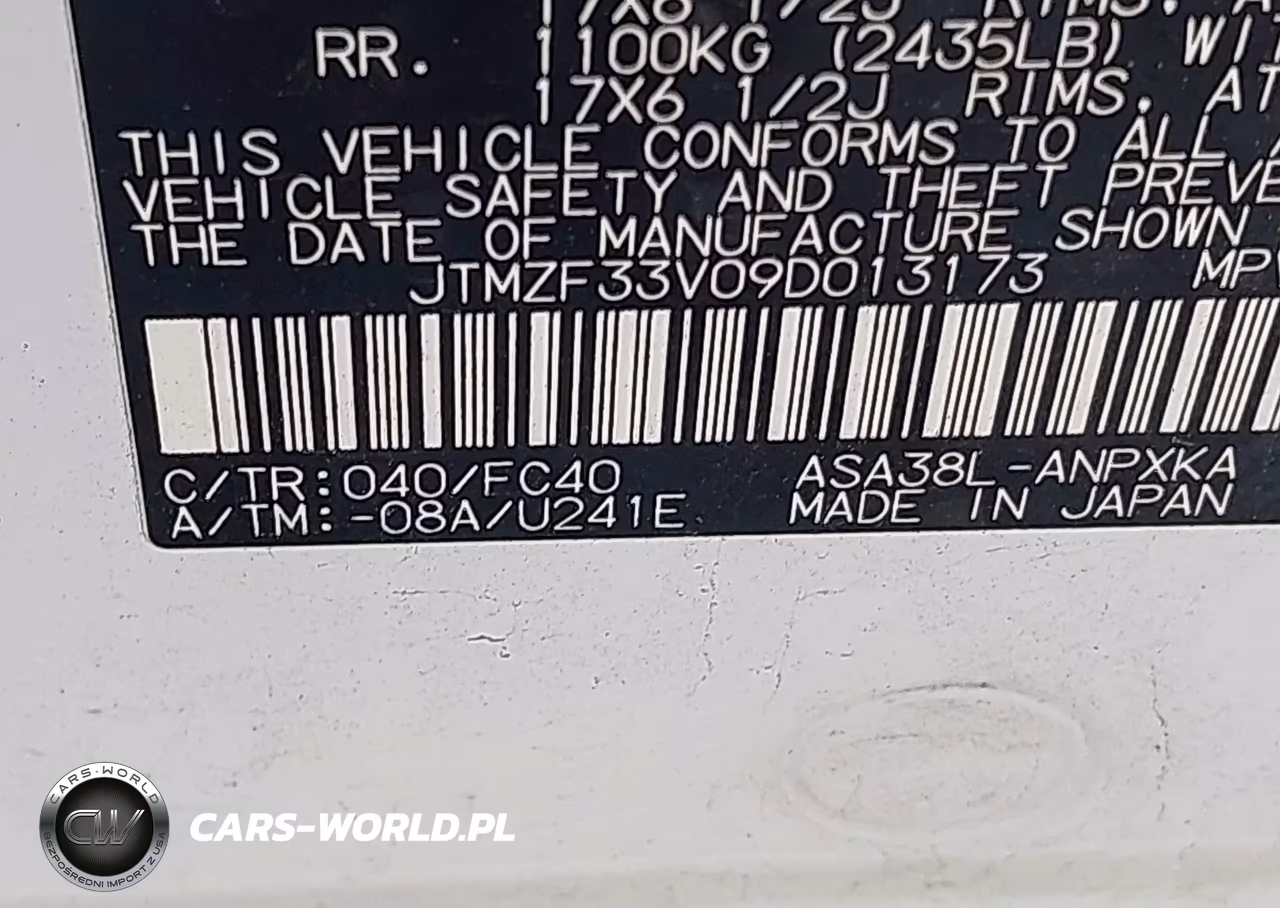 2009 Toyota Rav4 VIN:JTMZF33V09D013173 - 9