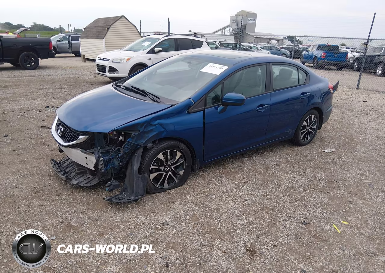 2015 Honda Civic Ex VIN:19XFB2F80FE078761 - 2