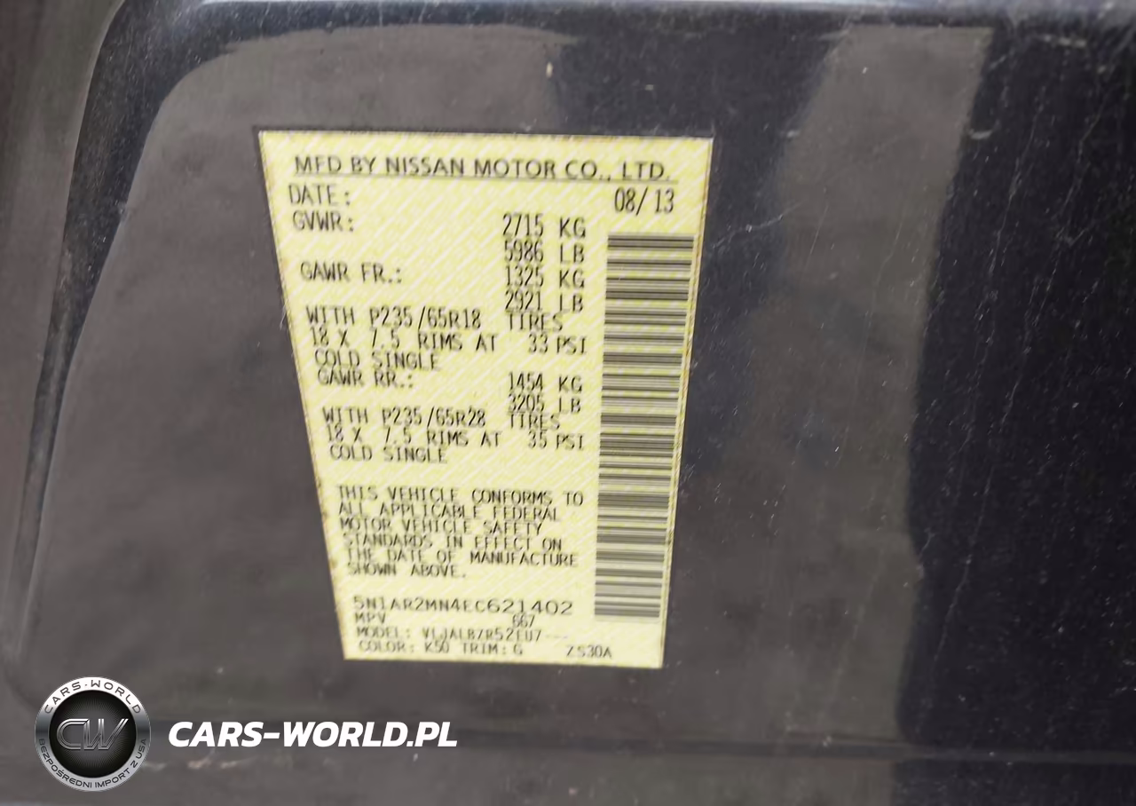 2014 Nissan Pathfinder S VIN:5N1AR2MN4EC621402 - 9
