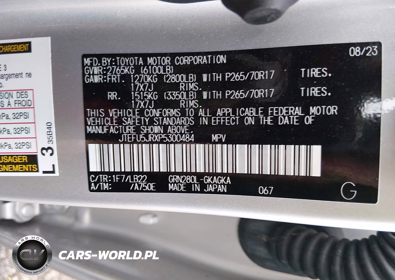 2023 Toyota 4Runner Sr5 Premium VIN:JTEFU5JRXP5300484 - 9