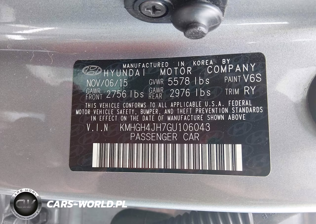2016 Hyundai Equus Ultimate VIN:KMHGH4JH7GU106043 - 9
