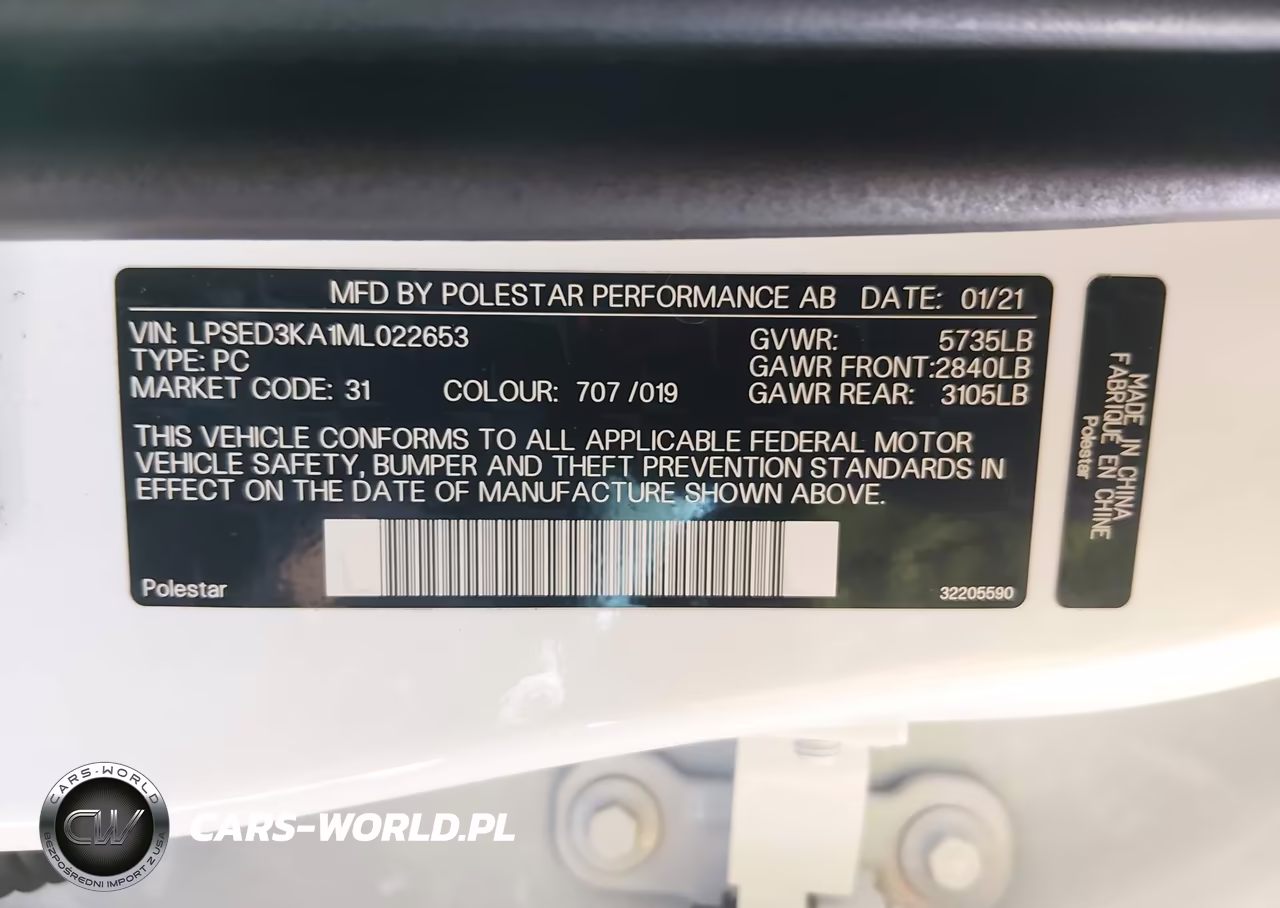 2021 Polestar 2 Launch Edition VIN:LPSED3KA1ML022653 - 9