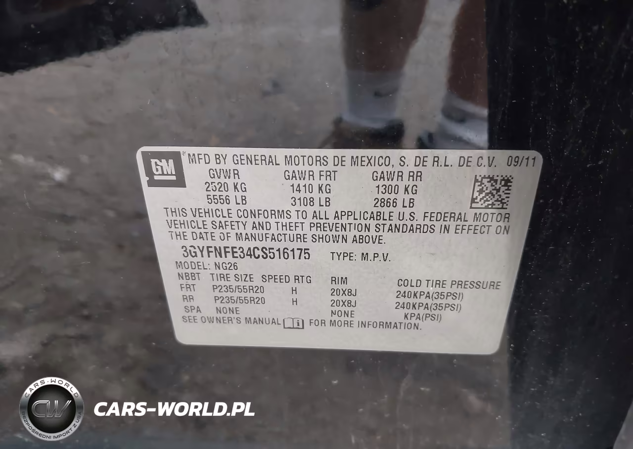 2012 Cadillac Srx Premium Collection VIN:3GYFNFE34CS516175 - 9