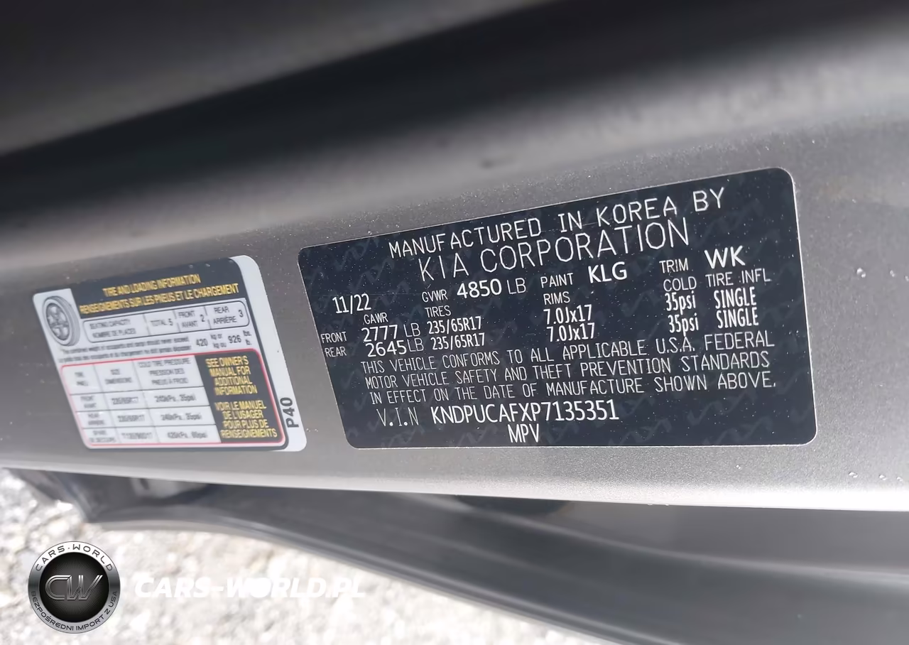 2023 Kia Sportage Lx VIN:KNDPUCAFXP7135351 - 9