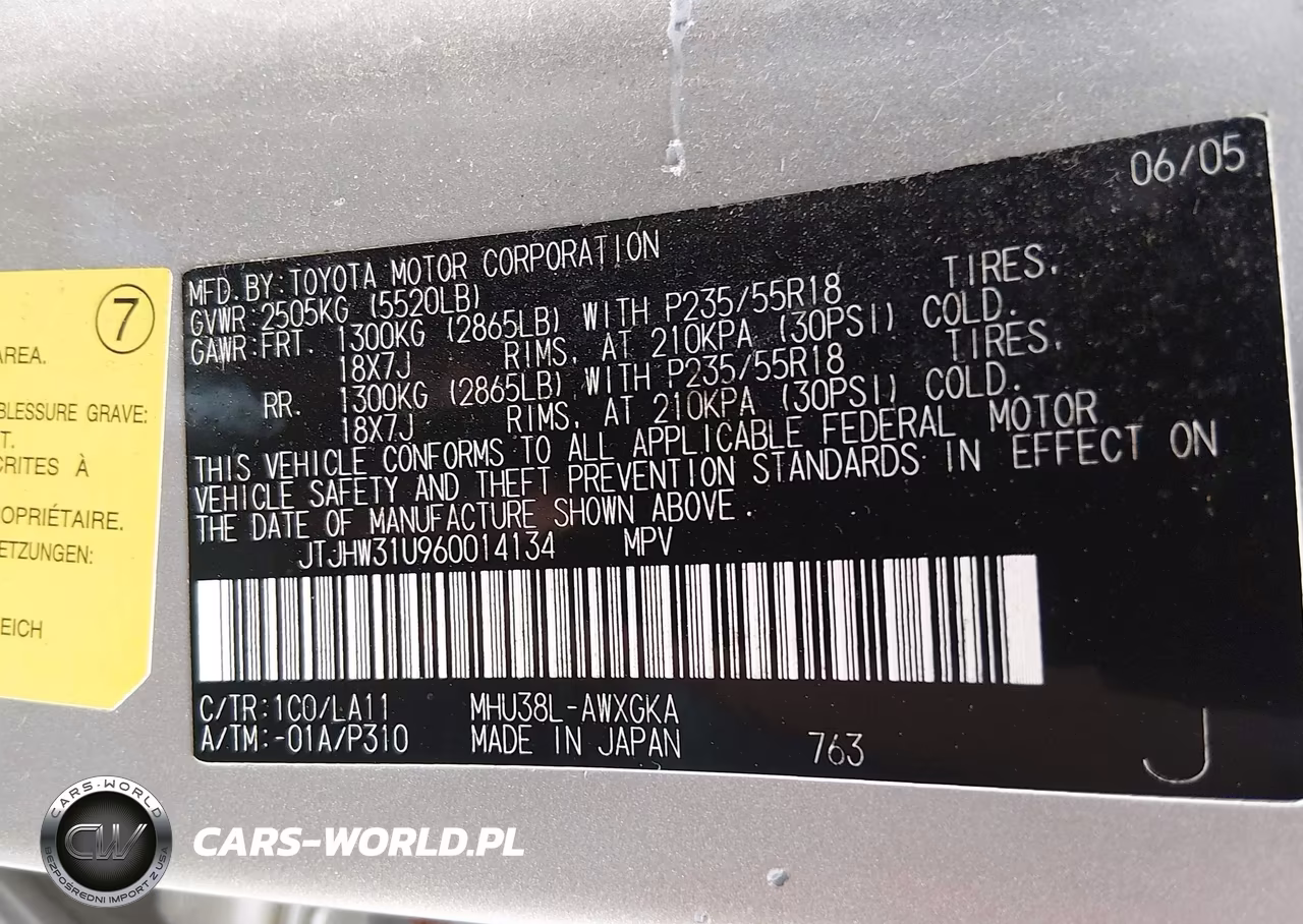 2006 Lexus Rx 400H VIN:JTJHW31U960014134 - 9