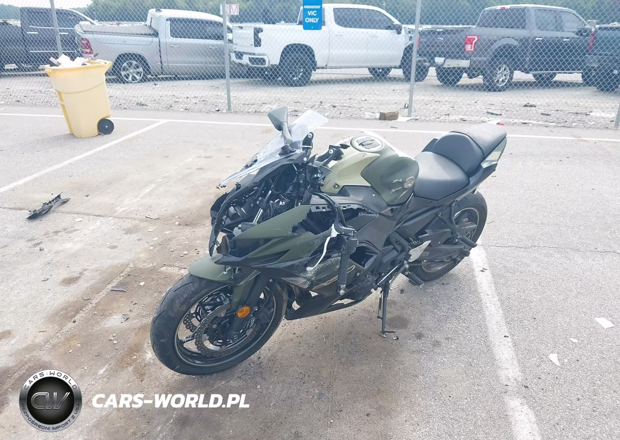 2024 Kawasaki Ex650 R VIN:ML5EXER18RDAD5507 - 2