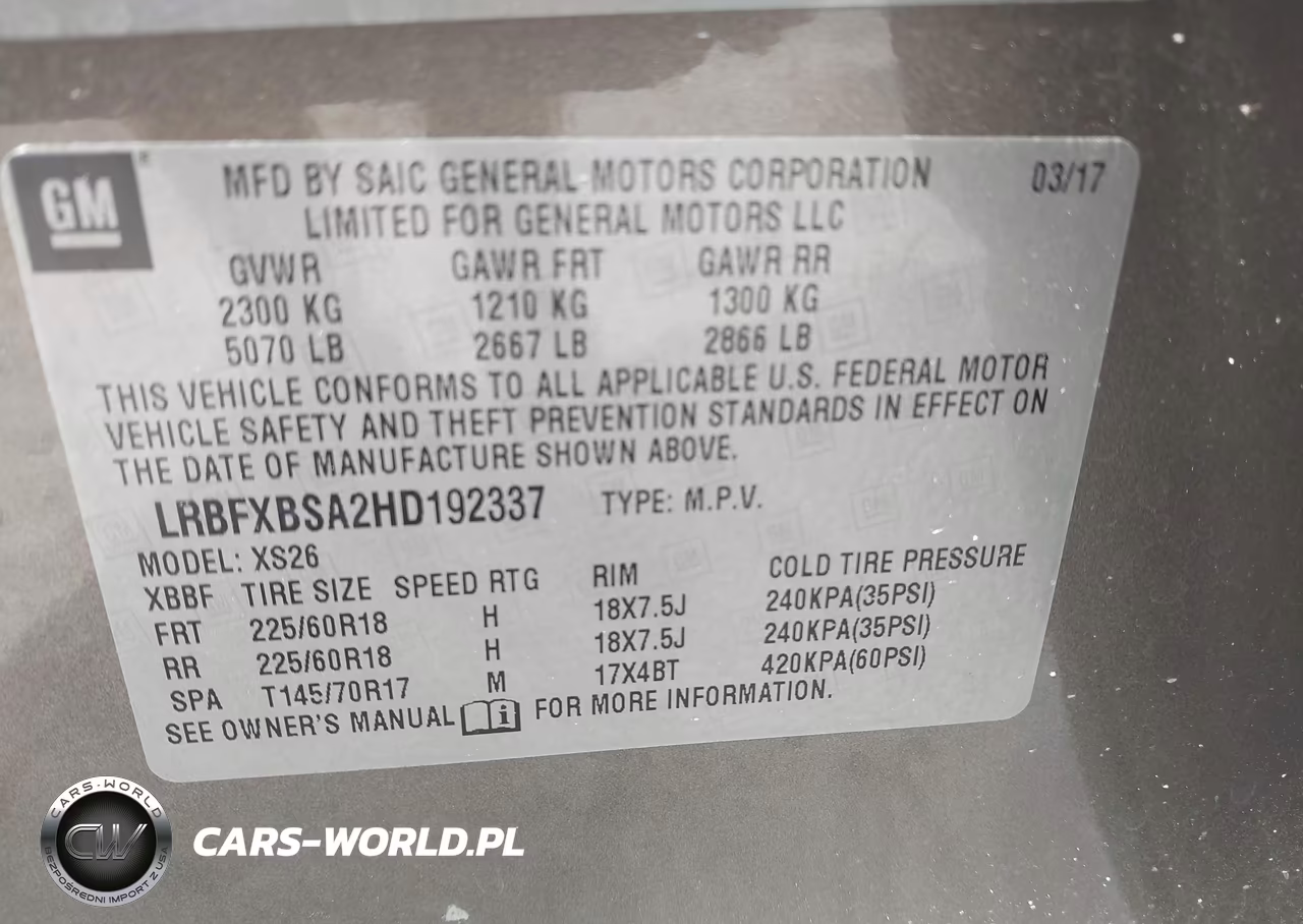 2017 Buick Envision Essence VIN:LRBFXBSA2HD192337 - 9